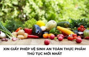 giấy phép vệ sinh an toàn thực phẩm